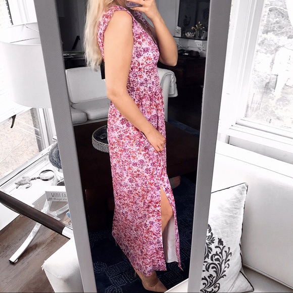 🌸 BANANA REPUBLIC OINK FLORAL MAXI! - Picture 4 of 12